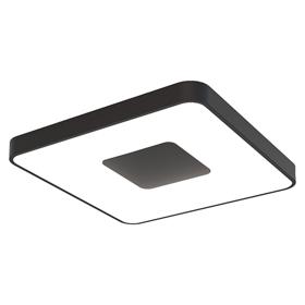 M7917  Coin 100W LED Square Ceiling Black